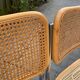 Ensemble de 4 Chaises vintage modèle Cesca B32 en chrome et bois