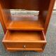 Louis Philippe chest of drawers in solid wood with 3 drawers.