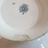 Pair of dishes on light standing saint amand morocco collection