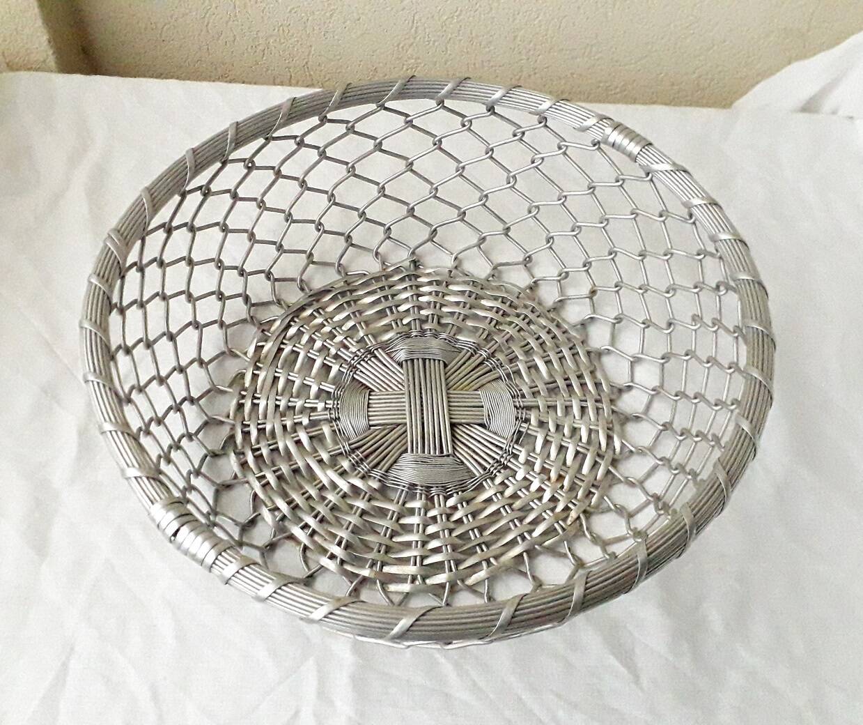Metal basket or hamper