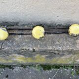 Vintage wall coat rack with three hooks