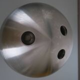 Brushed stainless steel ice bucket and shaker, 1970