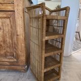 Rattan shelf