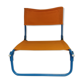Vintage orange beach seat, camping chair