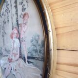 Gouache and watercolor drawing, 20th century, Signed