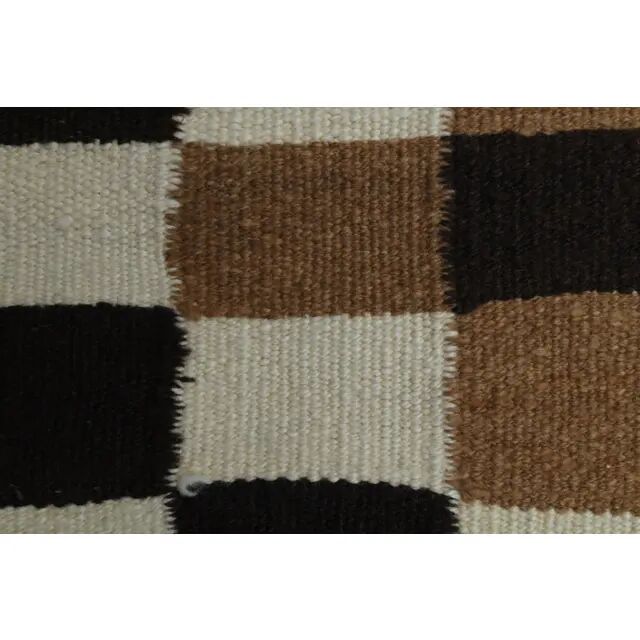 Tapis couloir vintage turc Oushak fait main beige des années 1970 92x292