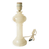 Alabaster lamp base 1970