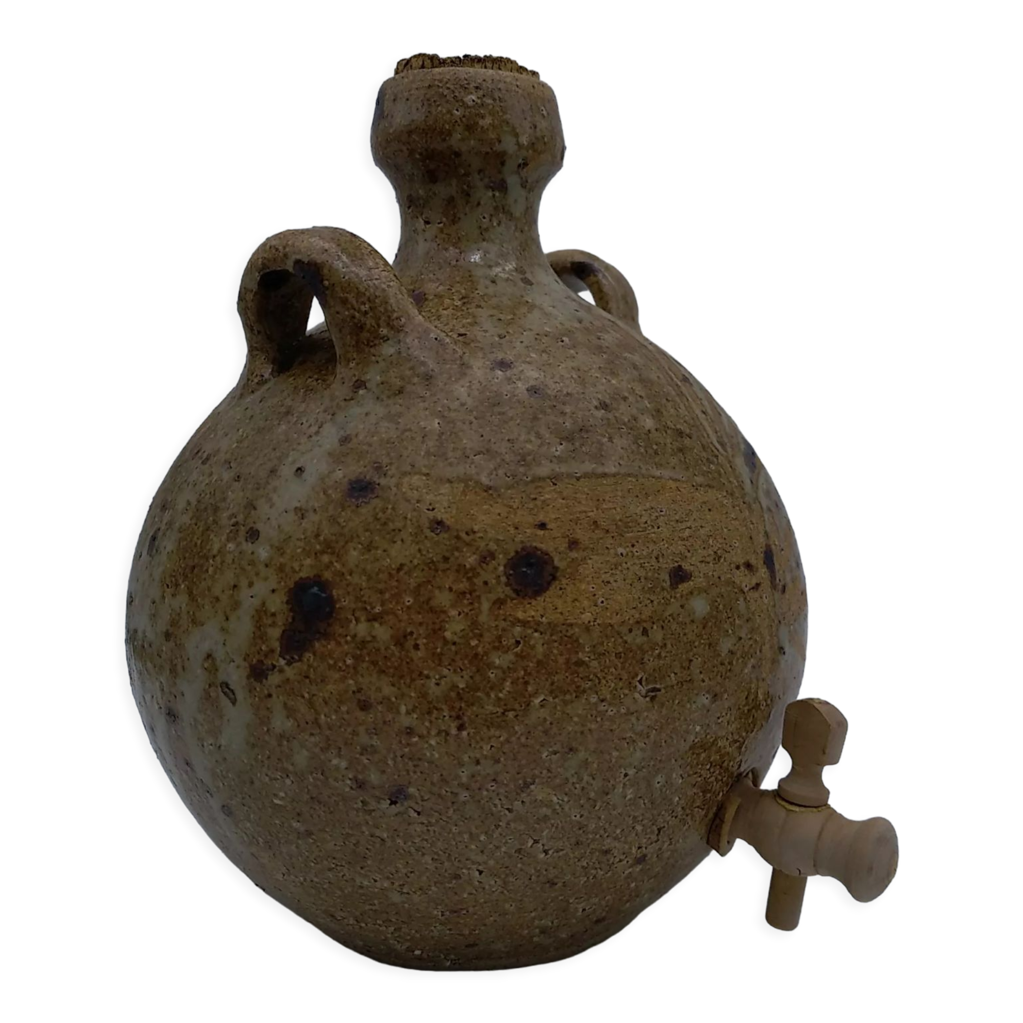 Vinegar in sandstone pyrity signed Alain Blanchard.