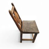 18th century chair - Early 18th century farmhouse chair with wood peg construction