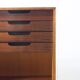 Minimalist storage cabinet in teak by Alfred Hendrickx, 1960