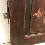 Ancienne double porte bois peint