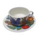 Cup chocolate and saucer villeroy and boch acapulco