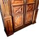 Entrance wardrobe in oak and walnut