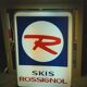 Bright sign vintage skis Rossignol