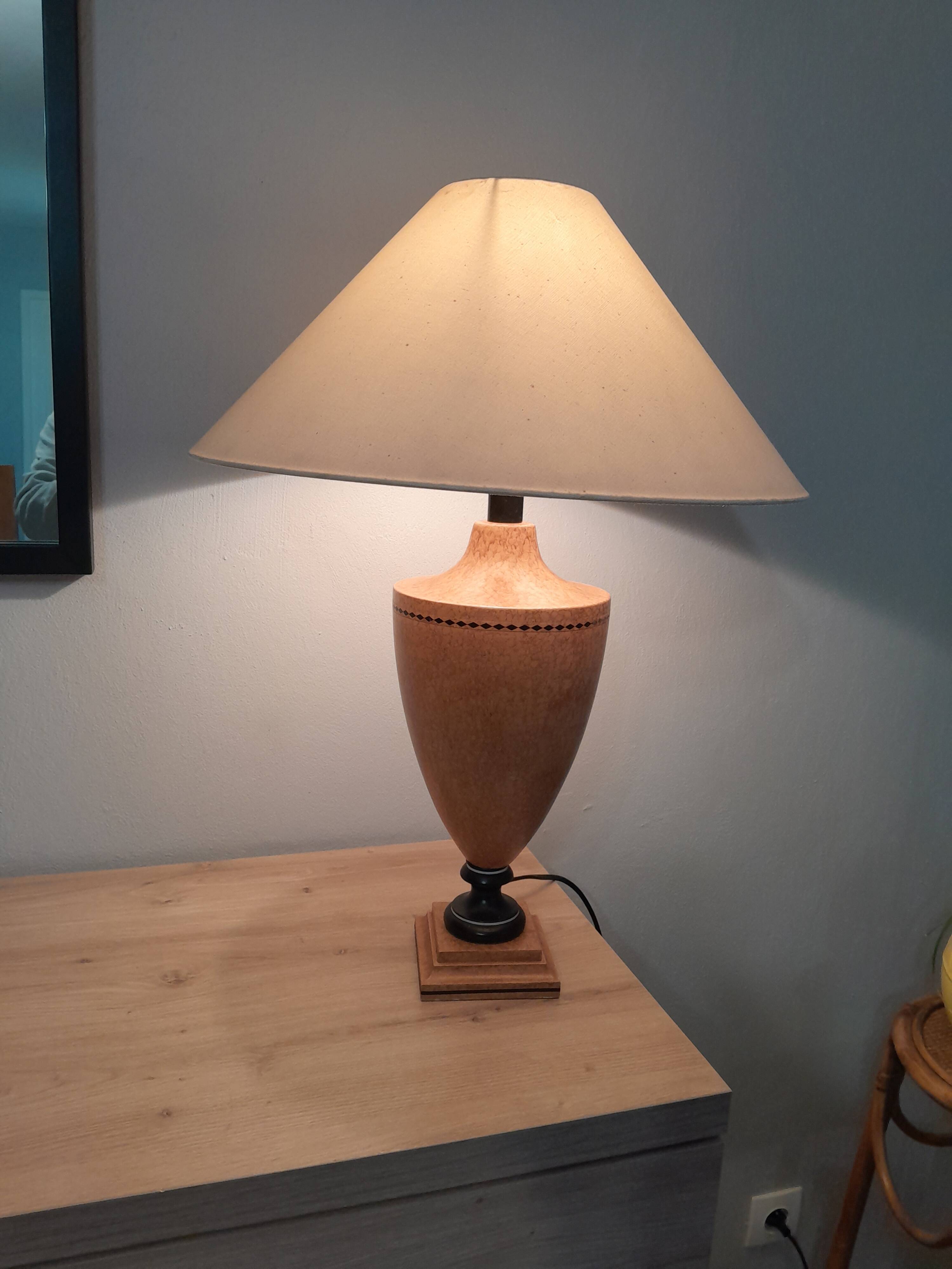 Vintage desk table lamp le dauphin