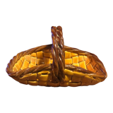 Ceramic woven basket