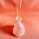 Vase opaline rose