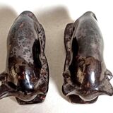 Pair of bookends 1960s Stylised Bull