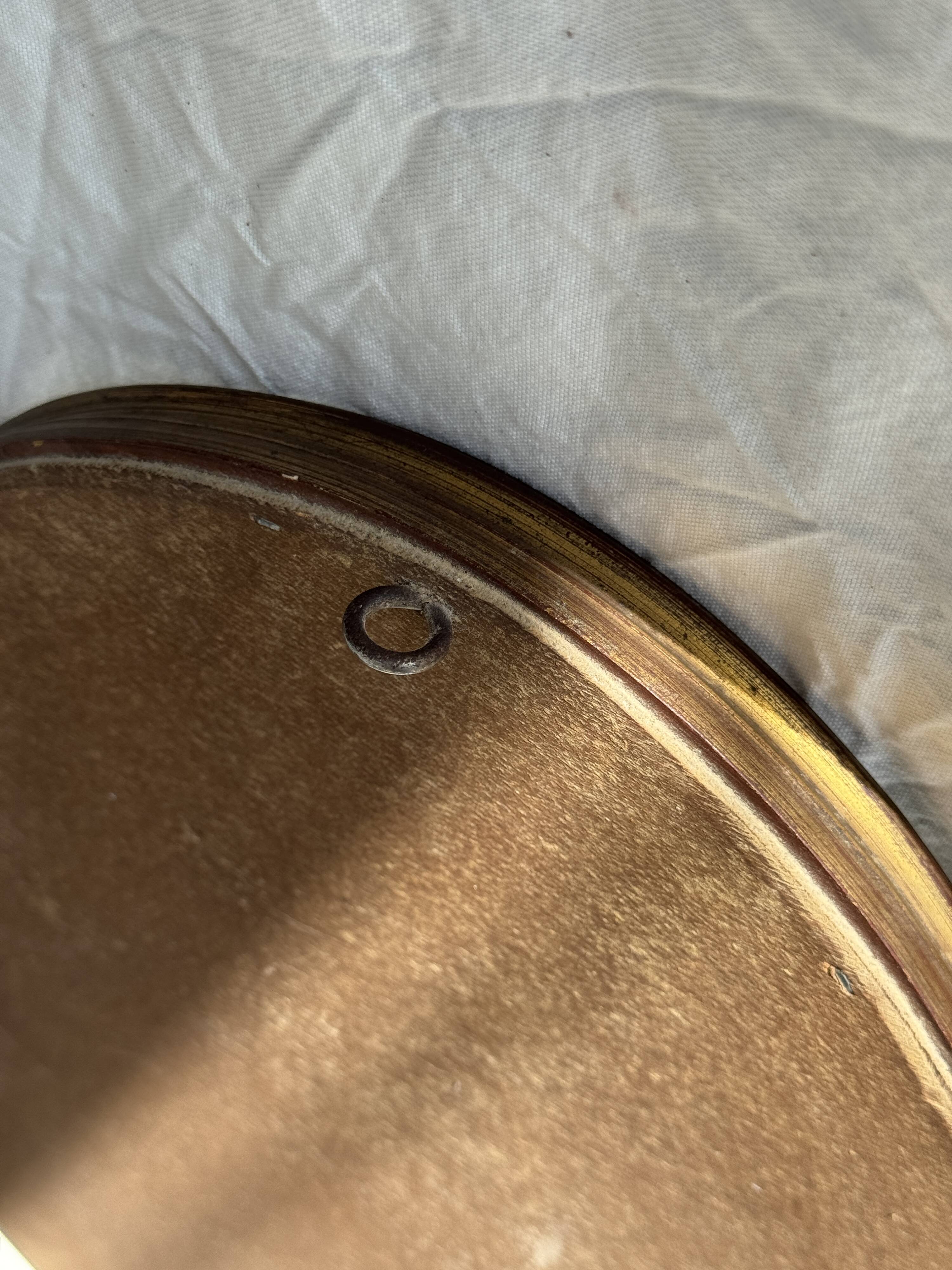 Classic gold oval mirror 42x32