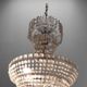List in crystal and bronze of the 20s, balloon crystal chandelier