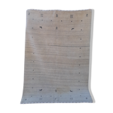 Tapis vintage marocain berbère artisanal beni ouarain