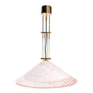 Suspension en verre de - laiton