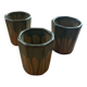 Lot de 3 verres Donbac Art Deco