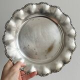 Shiny antique metal plate