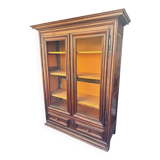 Wrought-iron library from the Louis XIII - Louis XIV period, oak, 17th century.