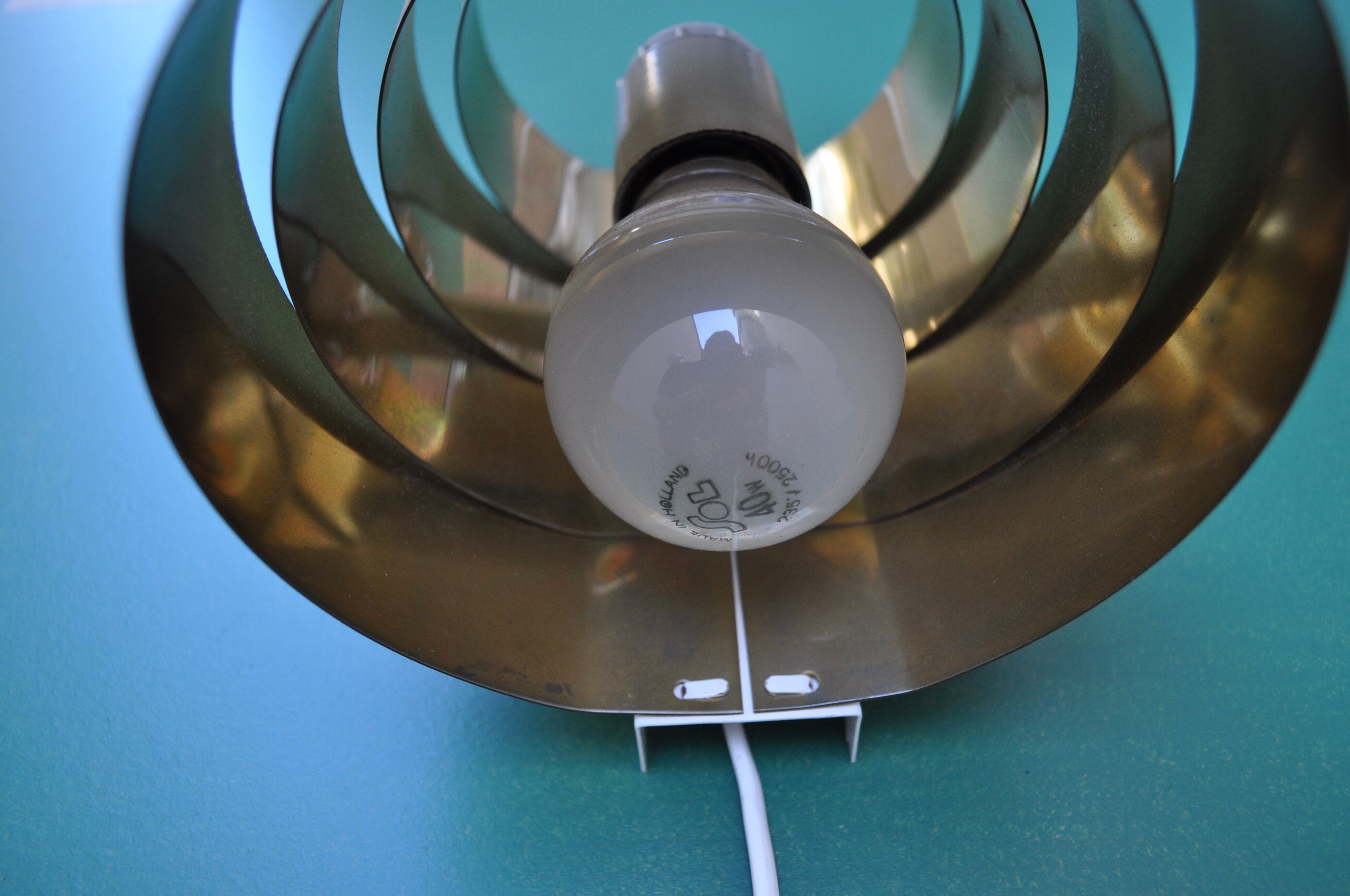 Brass wall lamp "V312" Hans-Agne Jakobsson Sweden 1960's