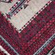 Vintage carpet Afghan Balucch rug 86cm x 129cm 1910s