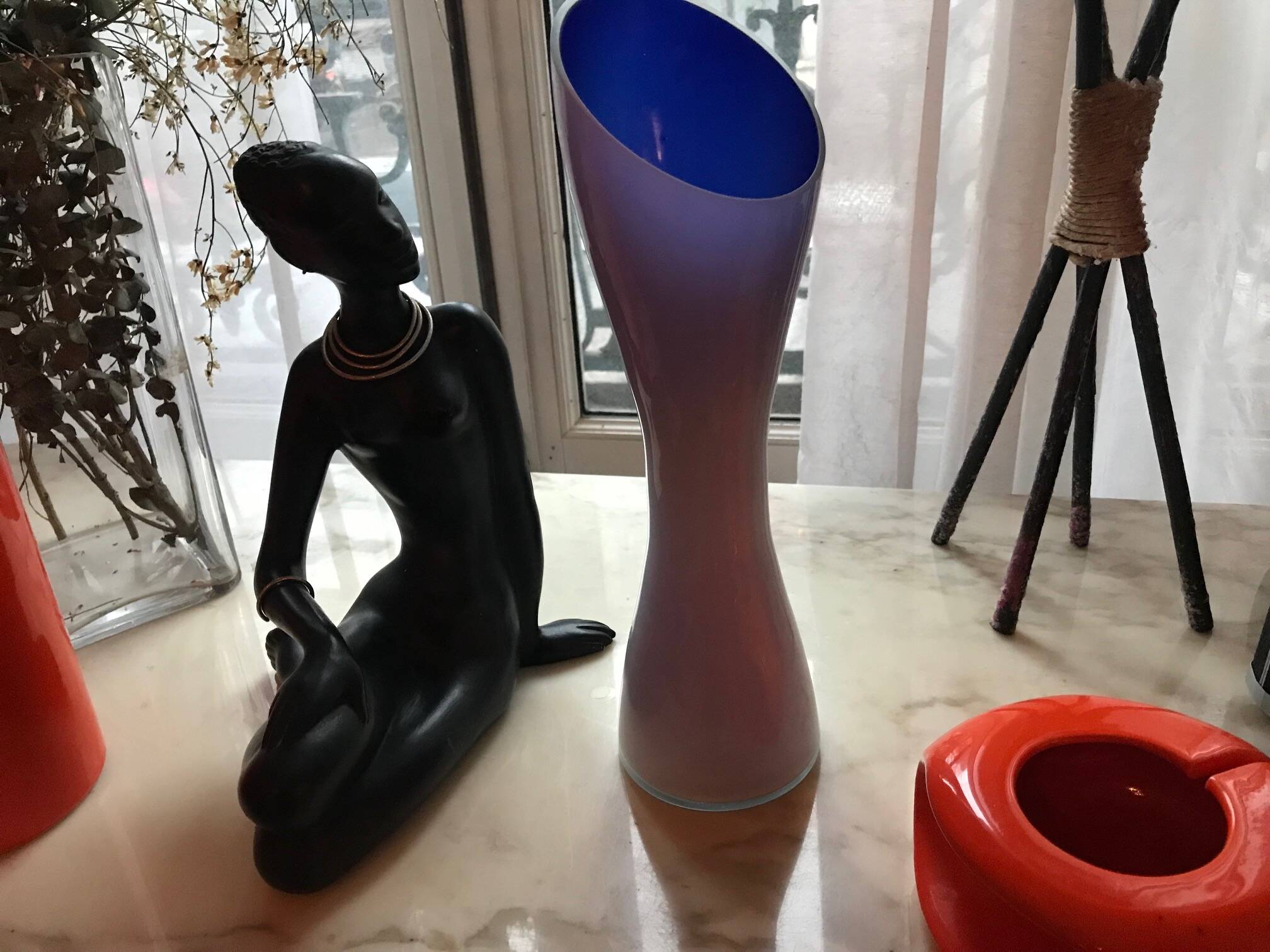 Vintage Vase • Incamiciato • Murano Glass • 1960