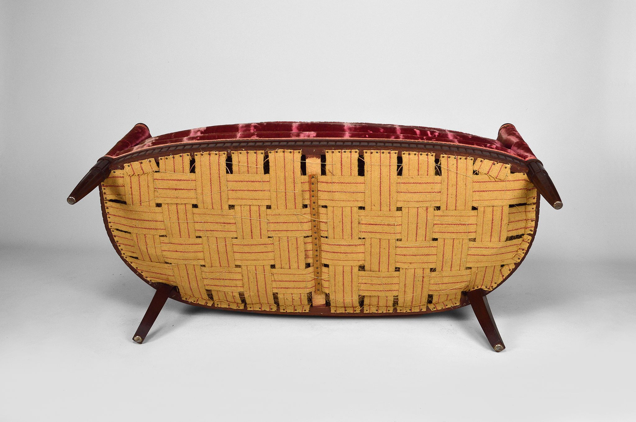 Art Deco Salon by Paul Follot in pink velvet, circa 1920