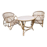 Salon de jardin en rotin