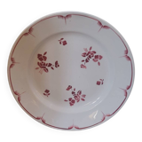 Round dish with floral decoration from the 30s