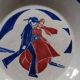 set of 4 Art Deco plates signed Louis Garin HB Quimper