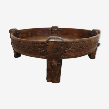 Table basse indienne Chakki fin XIXème