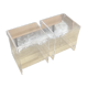 Pair of bedside tables in plexiglass — Michel Dumas for Roche Bobois, years