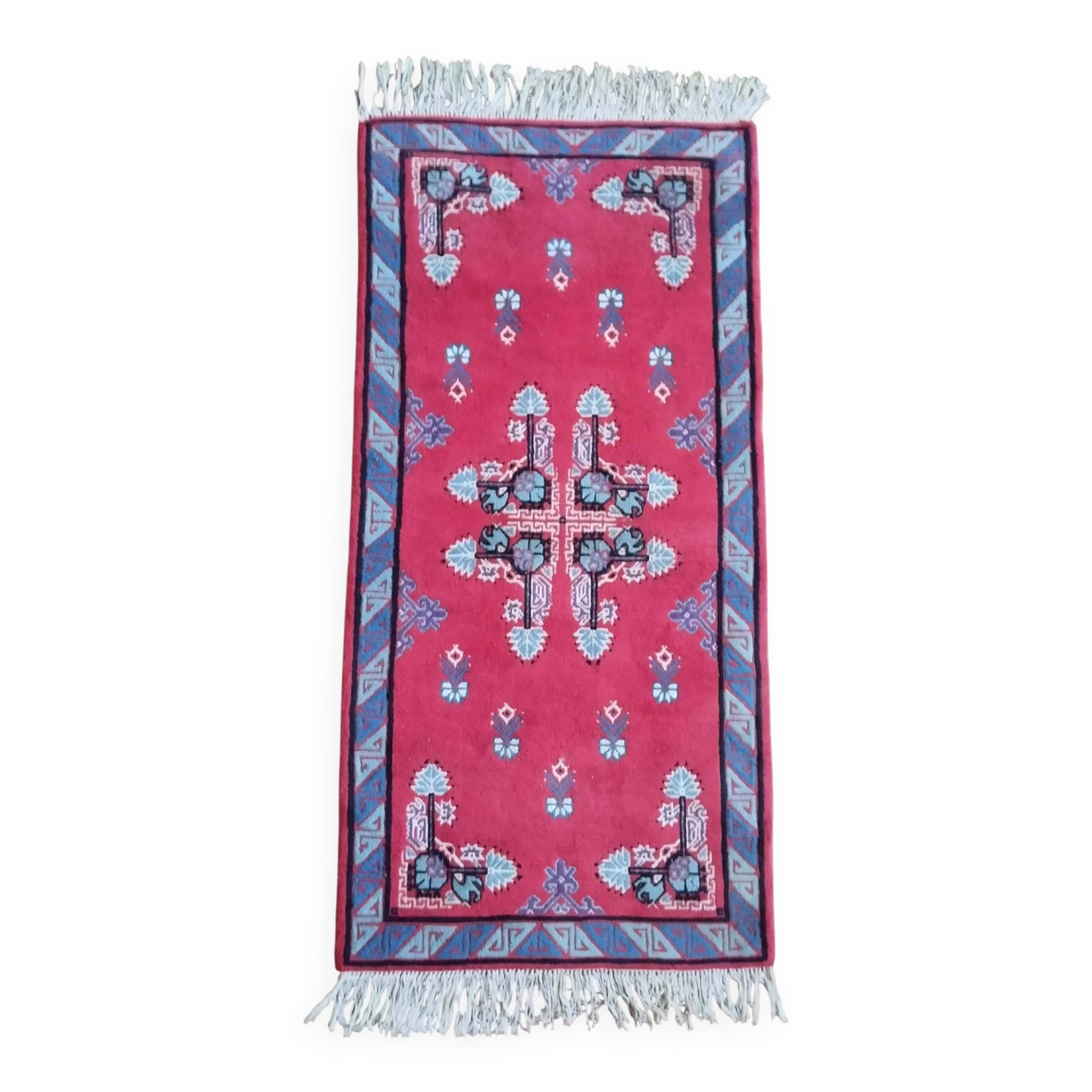 Handmade Kairouan Berber rug 208x101cm