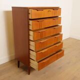 Vintage Danish chest of drawers | Teak | 6 drawers | 122 cm