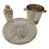 3-piece silver-plated aperitif set