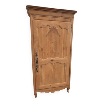 Ancienne bonnetière Louis XV, bois fruitier, restaurée – 1 porte, 3 étagère