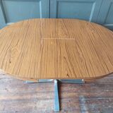 Vintage round table with extensions 1970