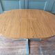 Vintage round table with extensions 1970