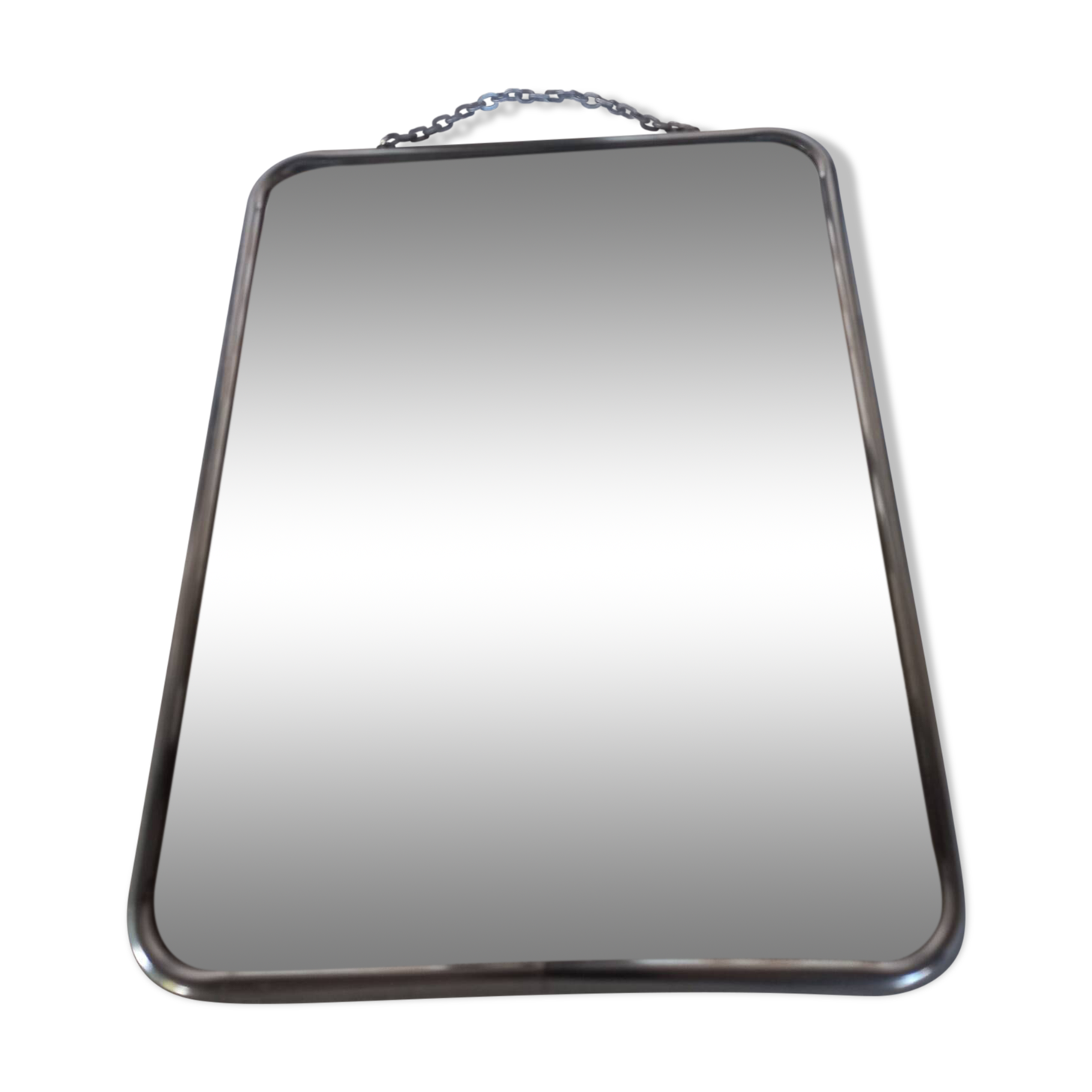 Barber mirror with chain