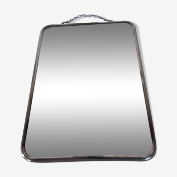 Barber mirror with chain