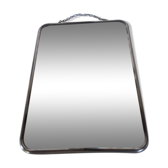 Barber mirror with chain