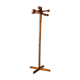 Scandinavian pine coat rack 1970
