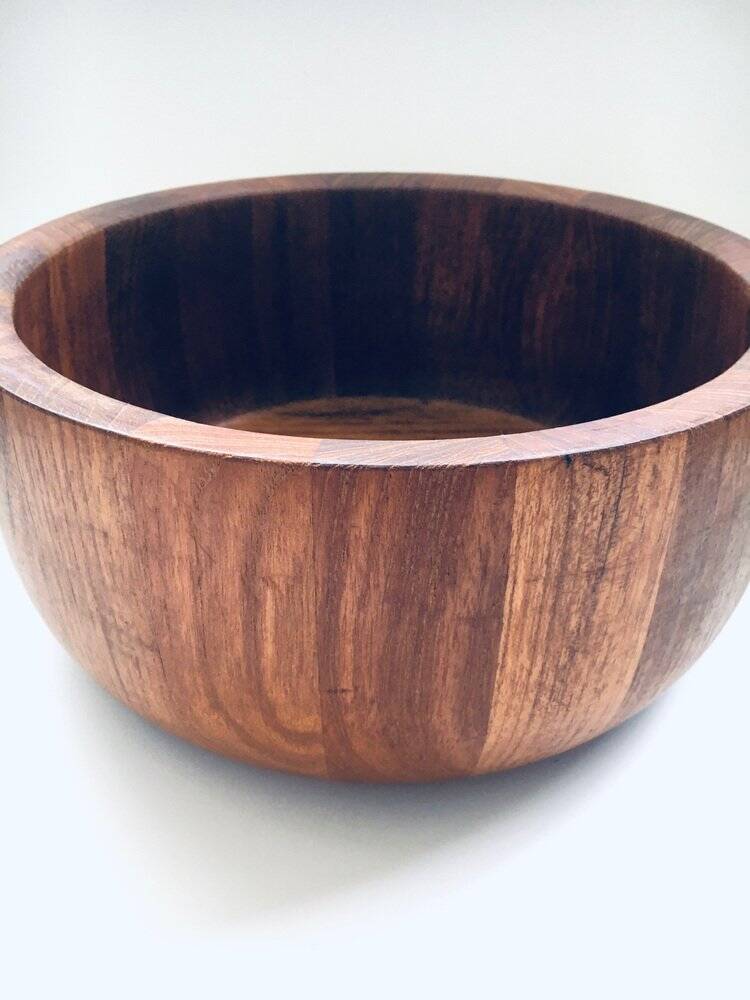 Large Mid-Century Scandinavian Teak Bowl by Richard Nissen, Denmark, 1960s