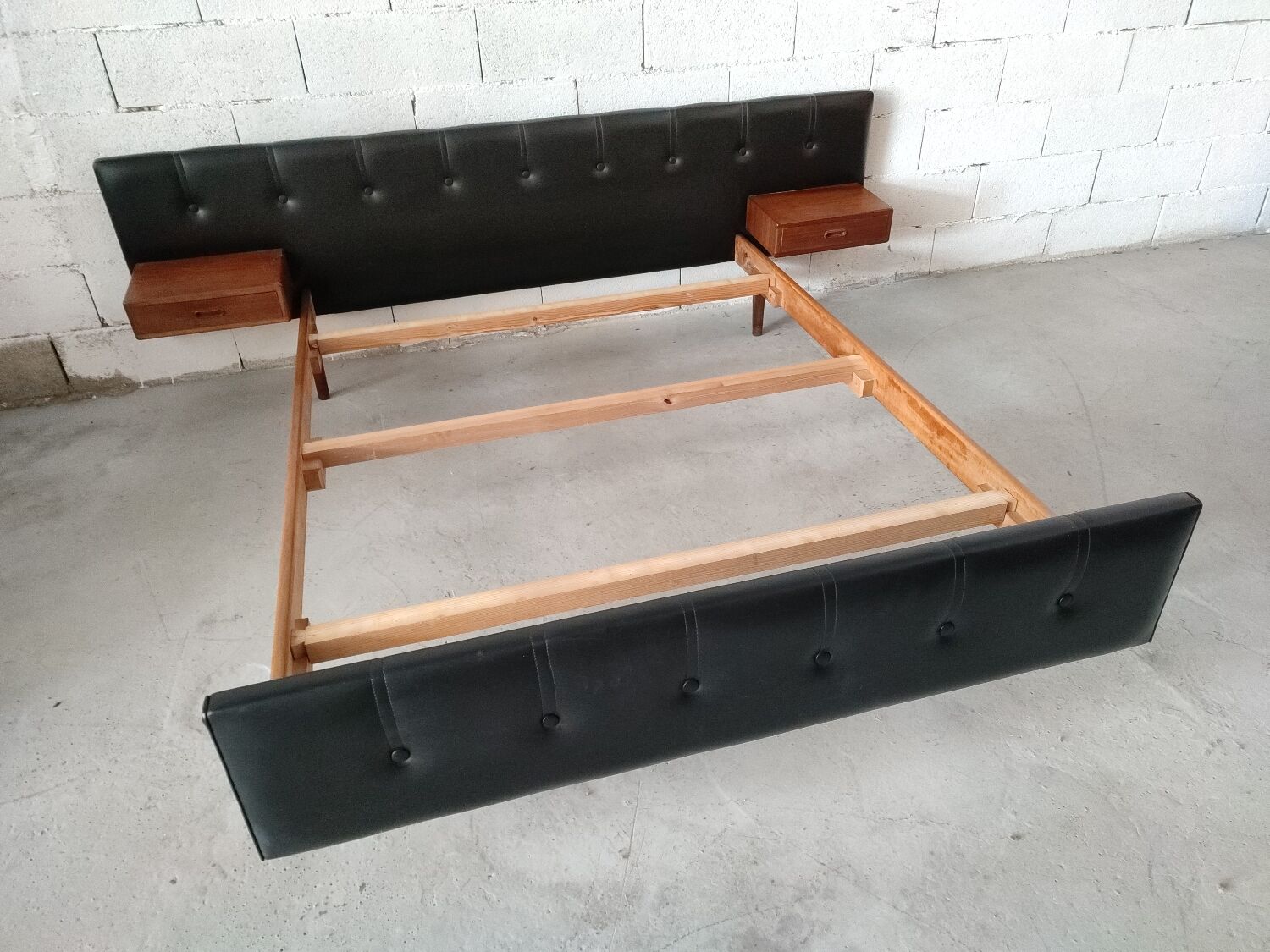 Scandinavian rosewood bed